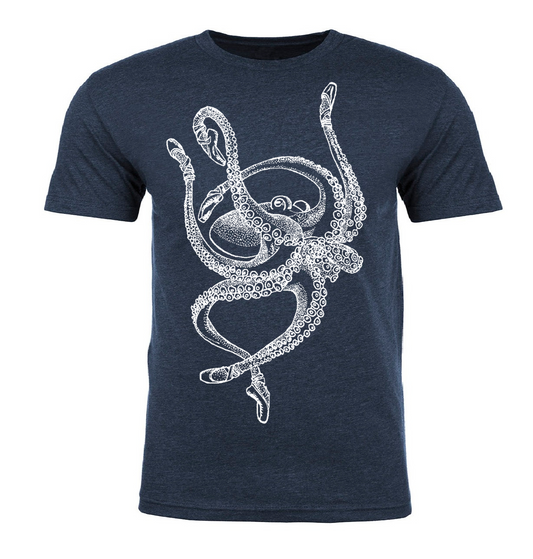 Octopus Ballet Dancer Unisex T Shirt