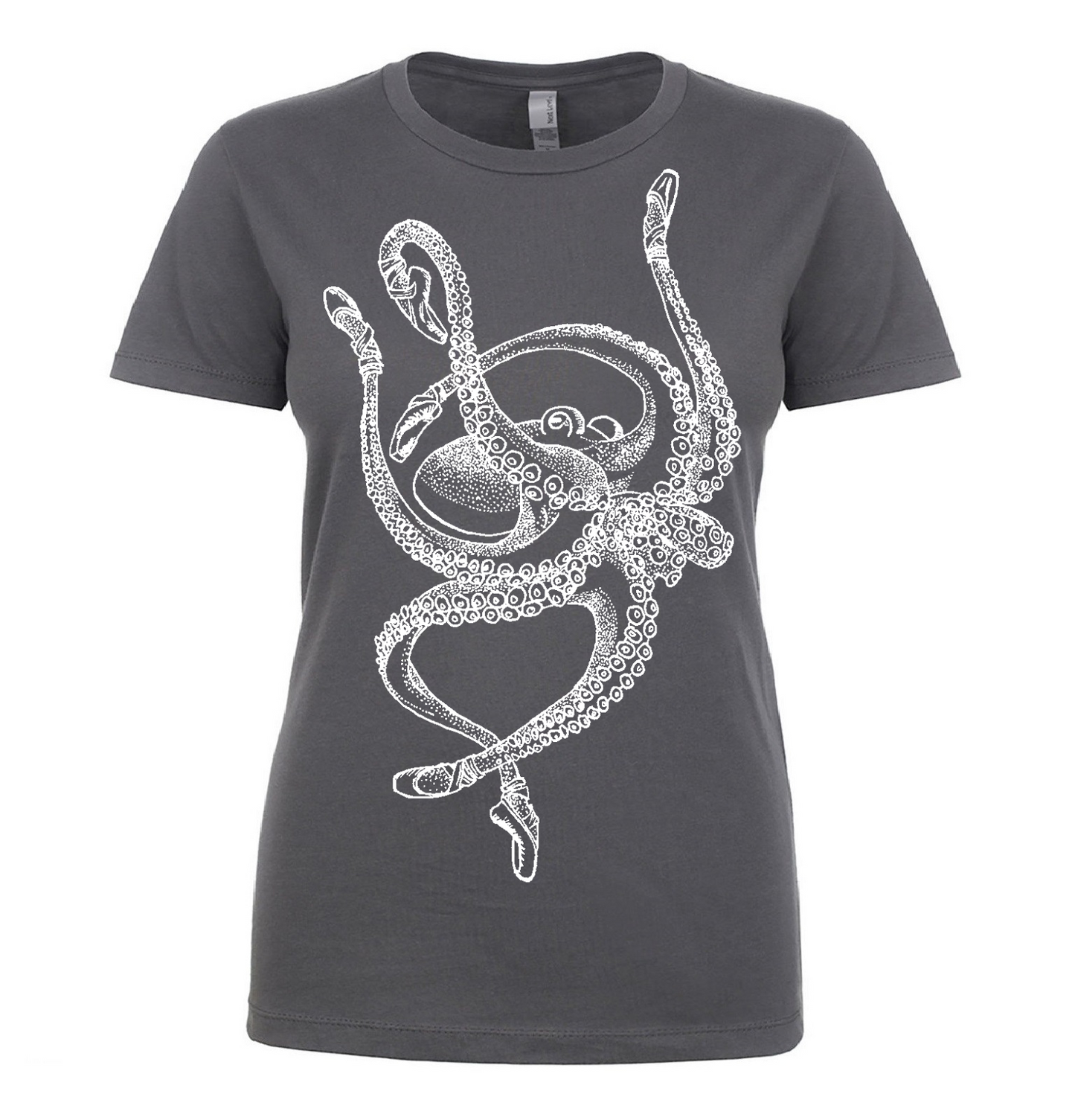 Octopus Ballet Dancer Ladies T Shirt