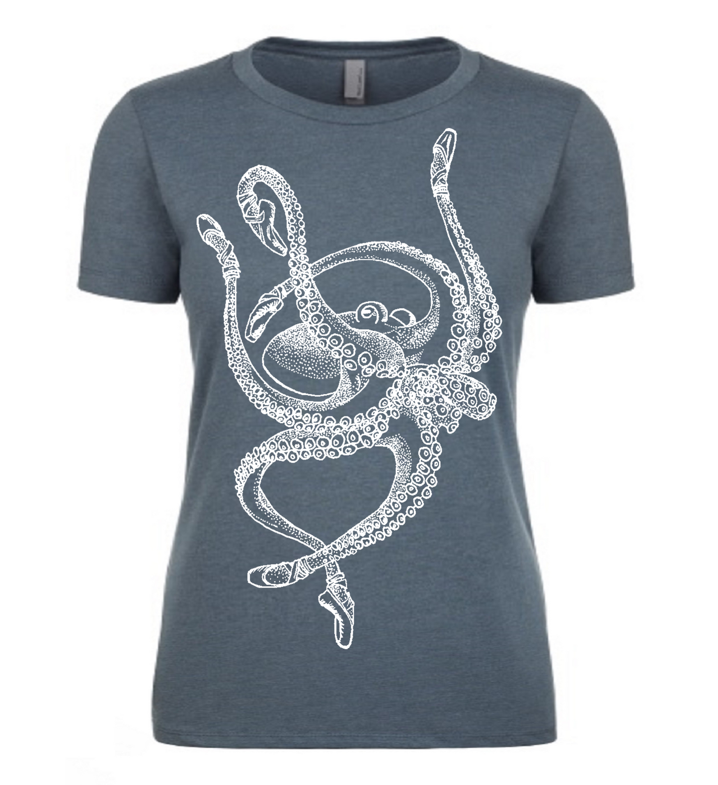 Octopus Ballet Dancer Ladies T Shirt