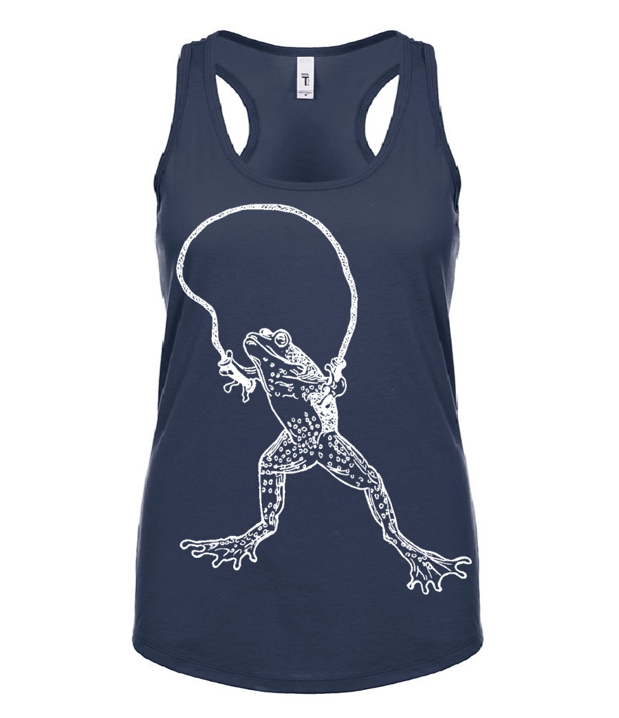 Jumping Frog Ladies Tank Top