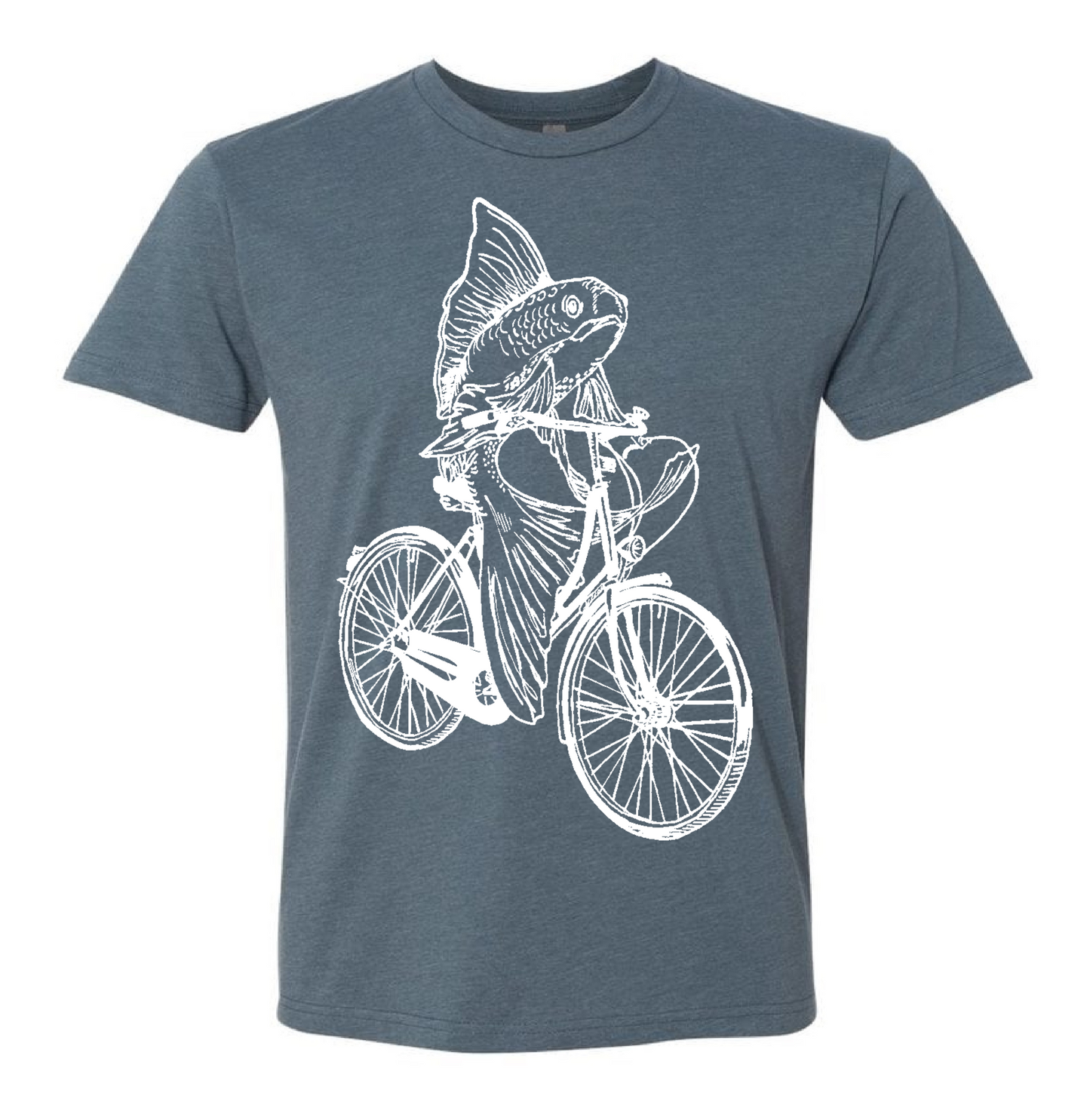 A Fish on a Bicycle Unisex T Shirt
