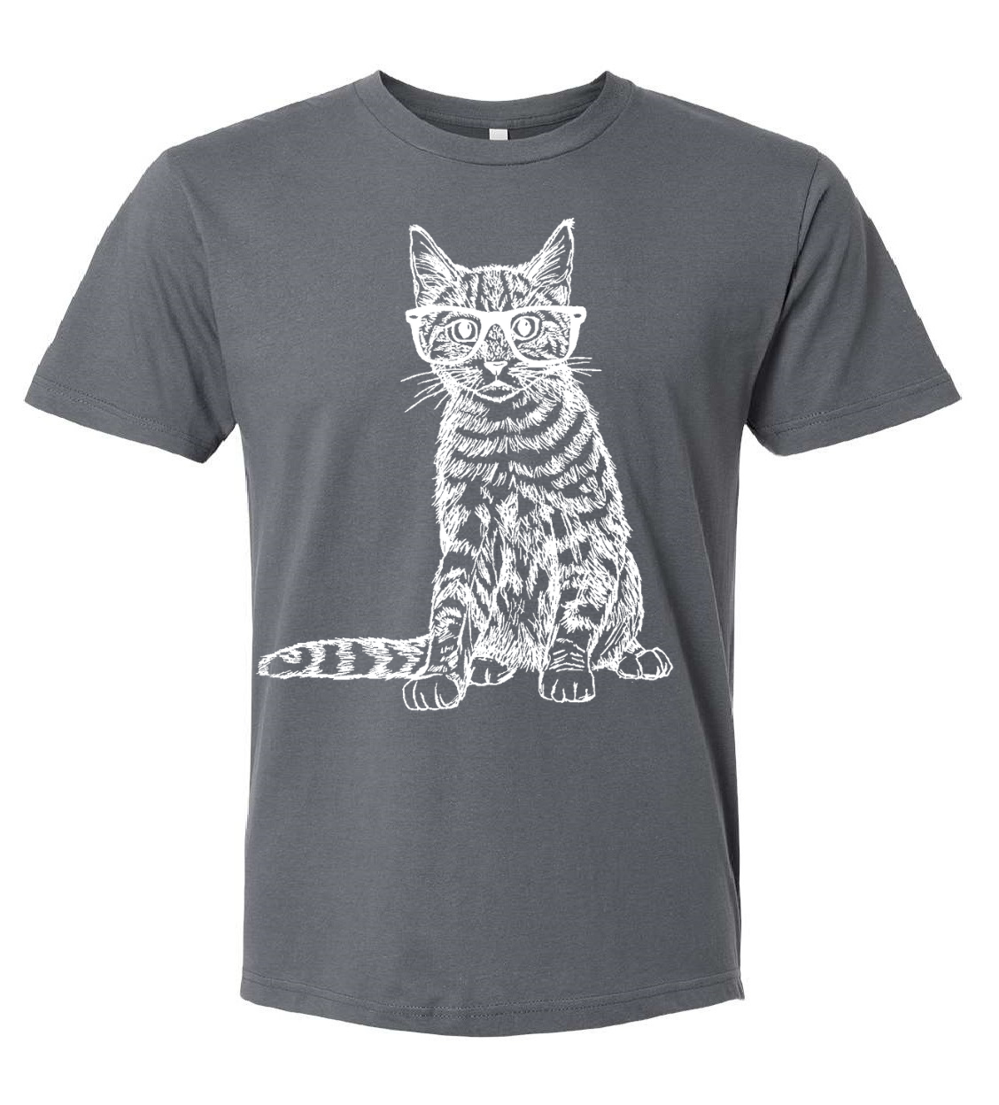 Cat Wearing Glasses Unisex T Shirt