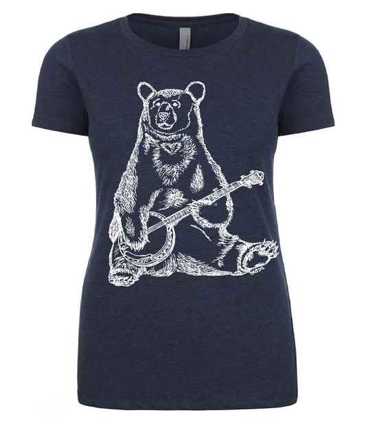 Banjo Bear Ladies Snug Fit T Shirt