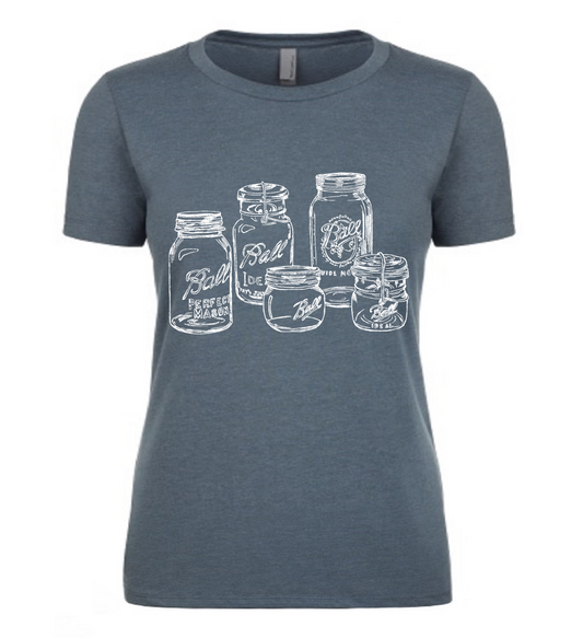 Mason Jars Ladies T Shirt