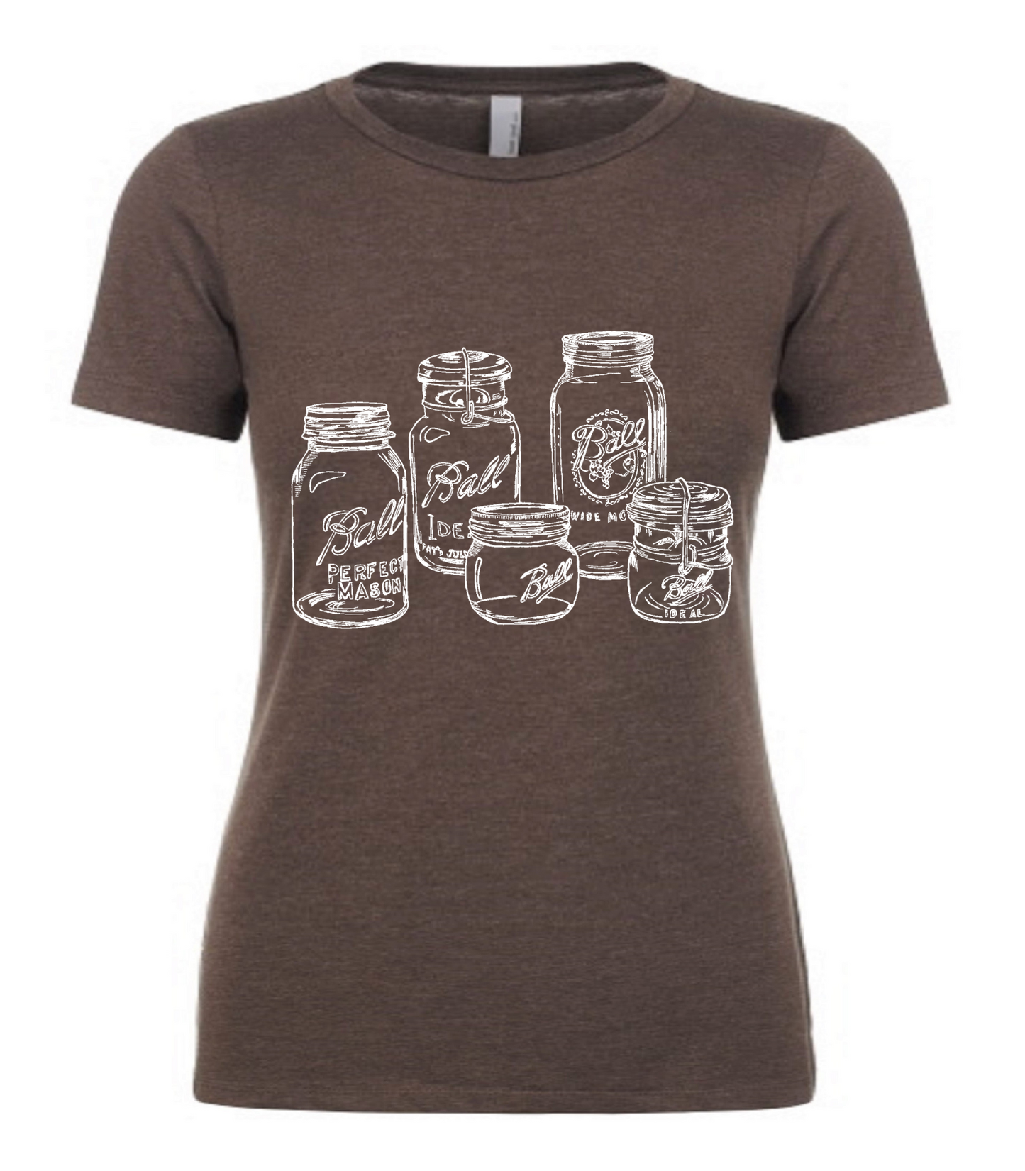 Mason Jars Ladies T Shirt