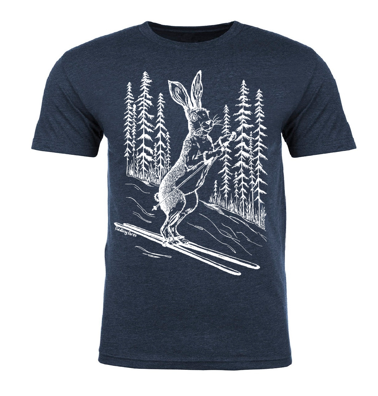Bunny Hill Alpine Skier Unisex T Shirt