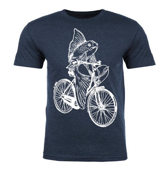 A Fish on a Bicycle Unisex T Shirt