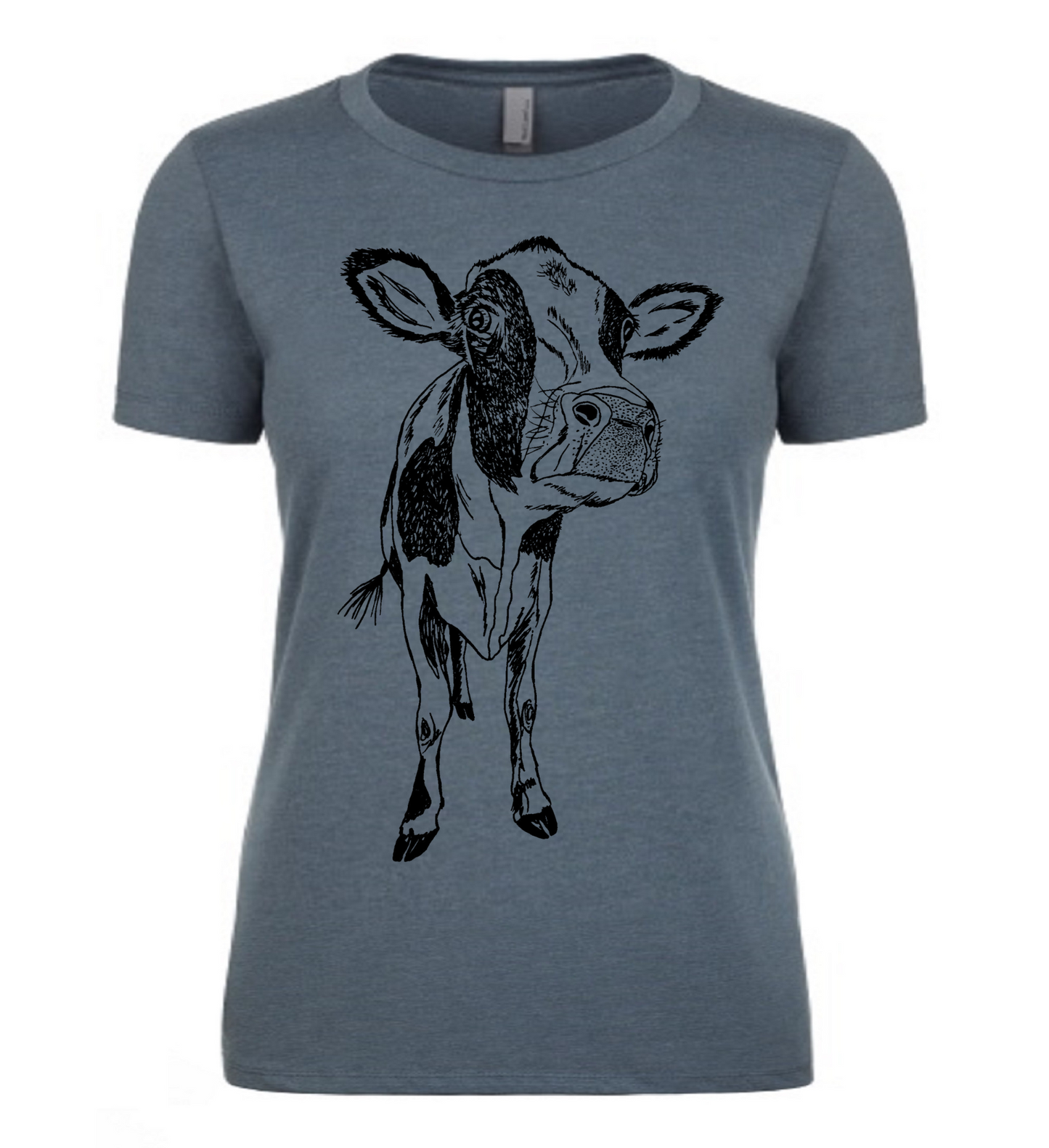 Curious Cow Ladies T Shirt