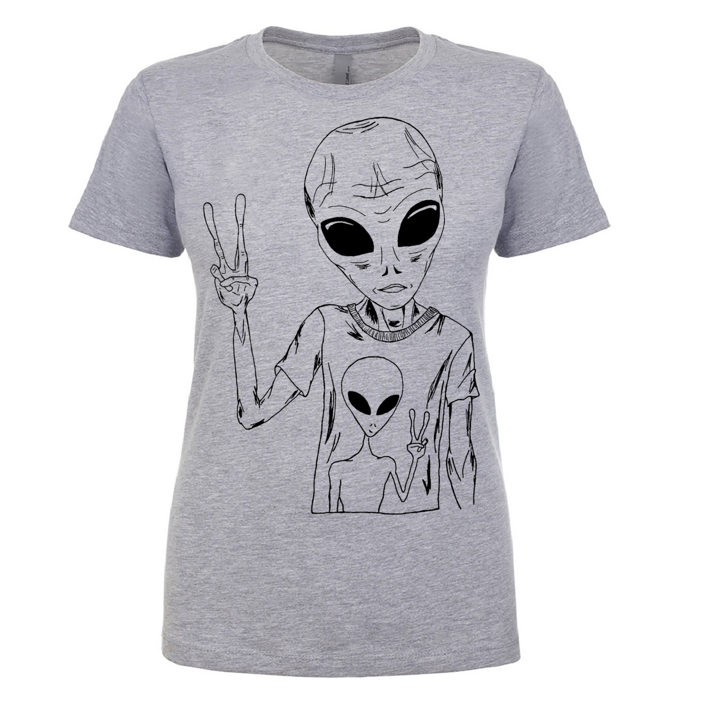 Alien T-Shirt Ladies T Shirt