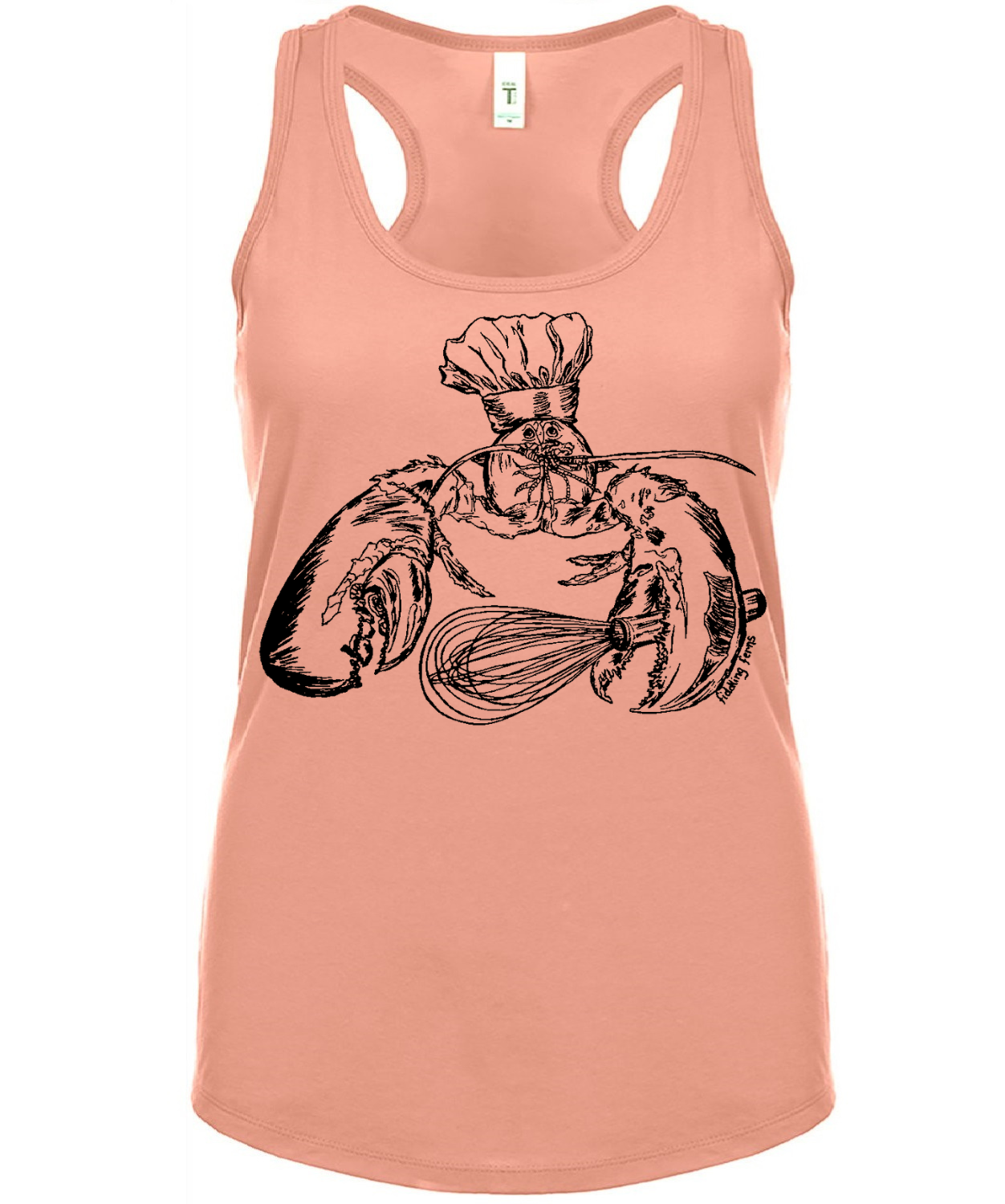 Chef Lobster Ladies Tank Top