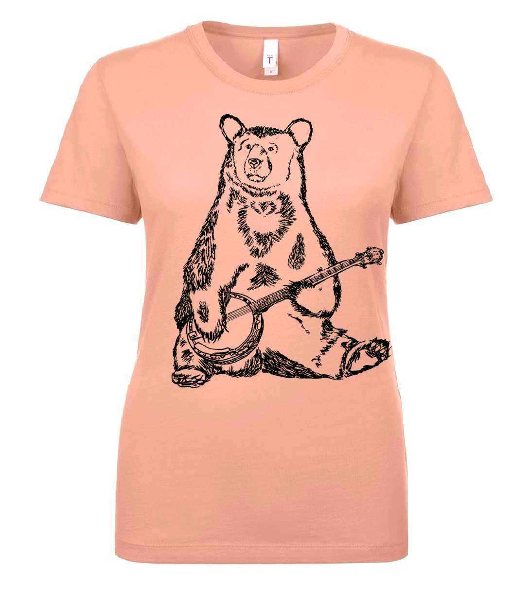 Banjo Bear Ladies T Shirt