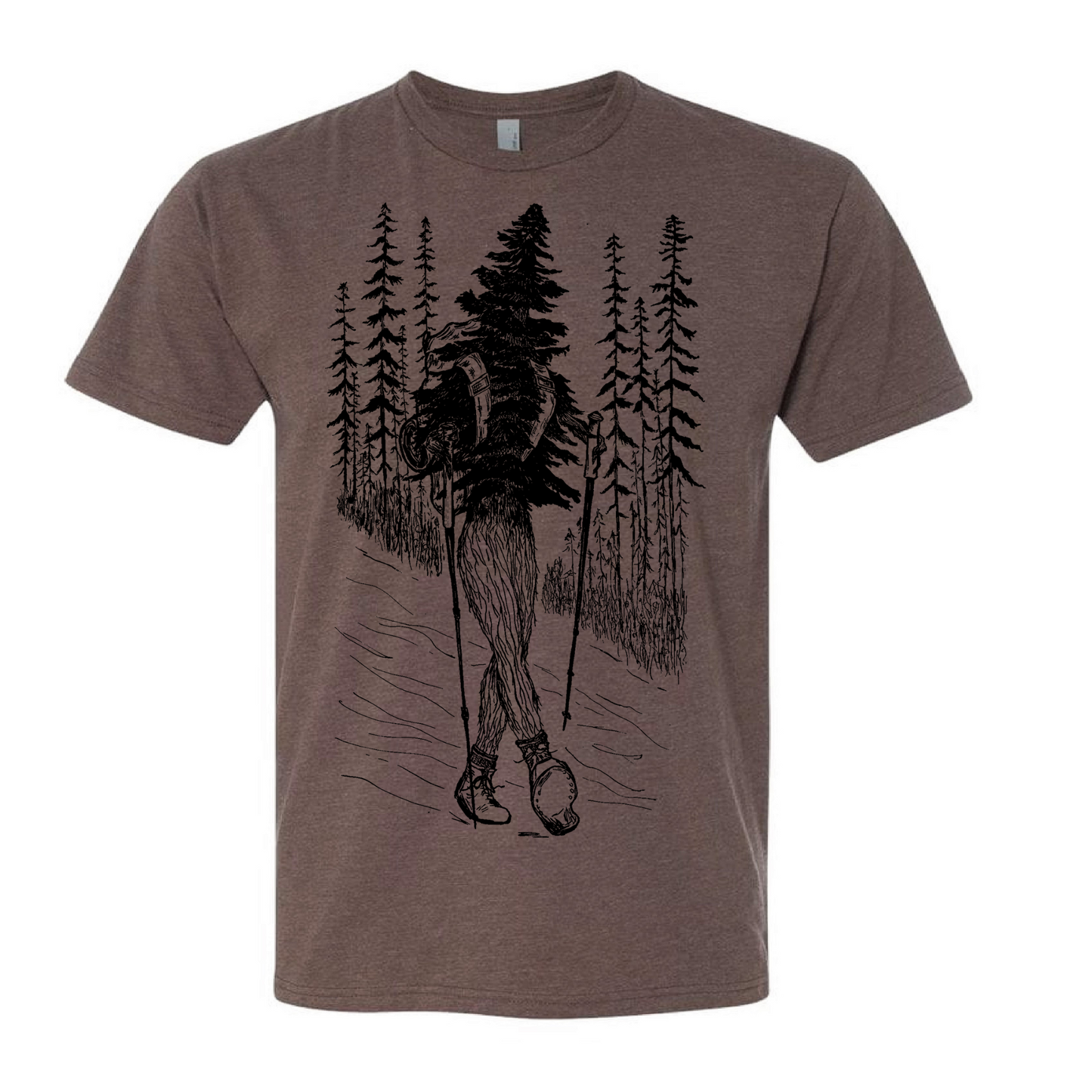 Hiking Tree Unisex T Shirt