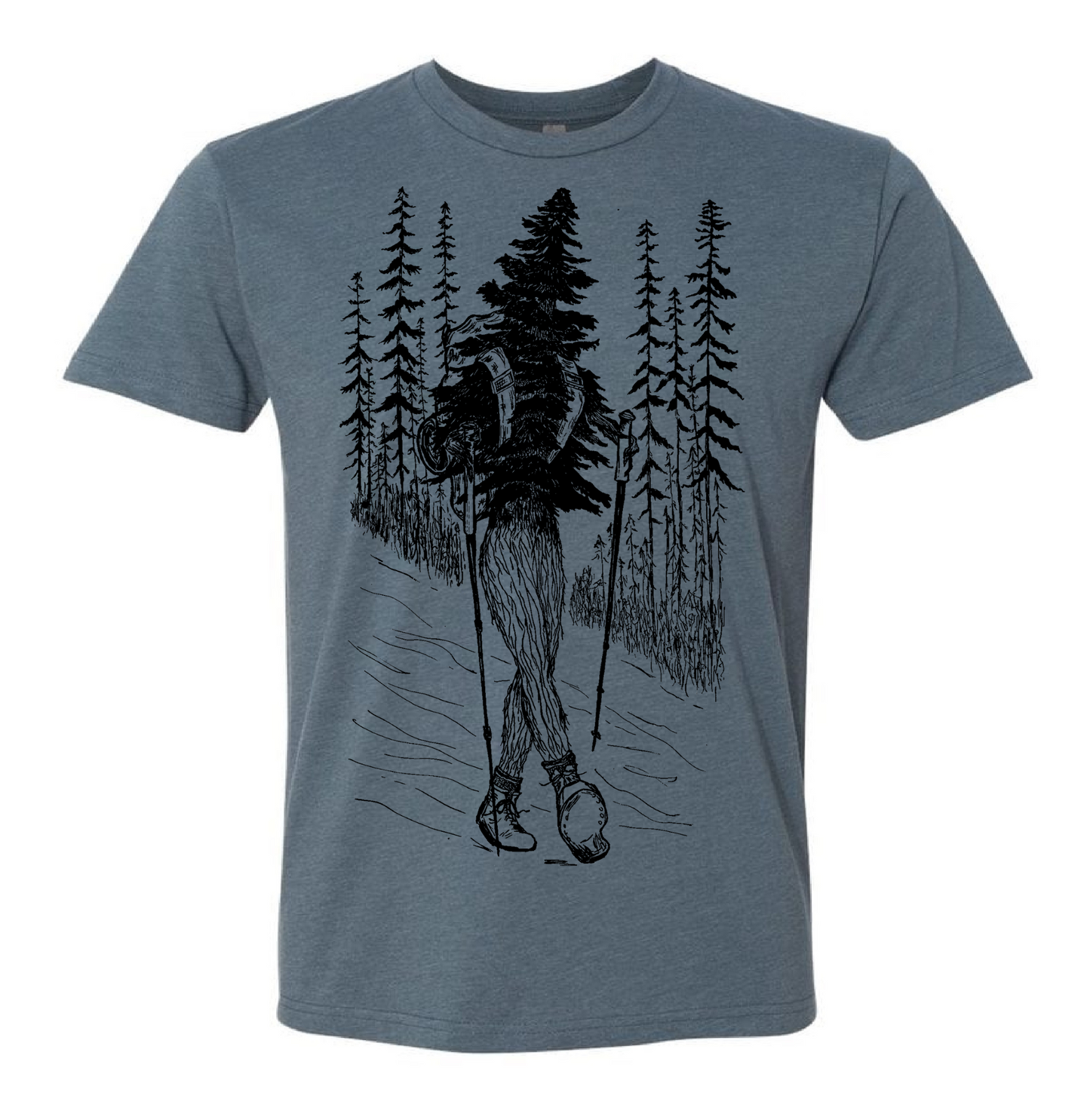 Hiking Tree Unisex T Shirt