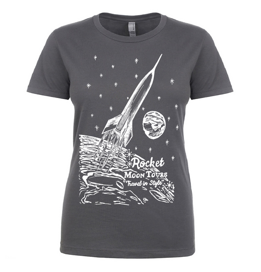 Rocket Moon Tours Ladies T Shirt