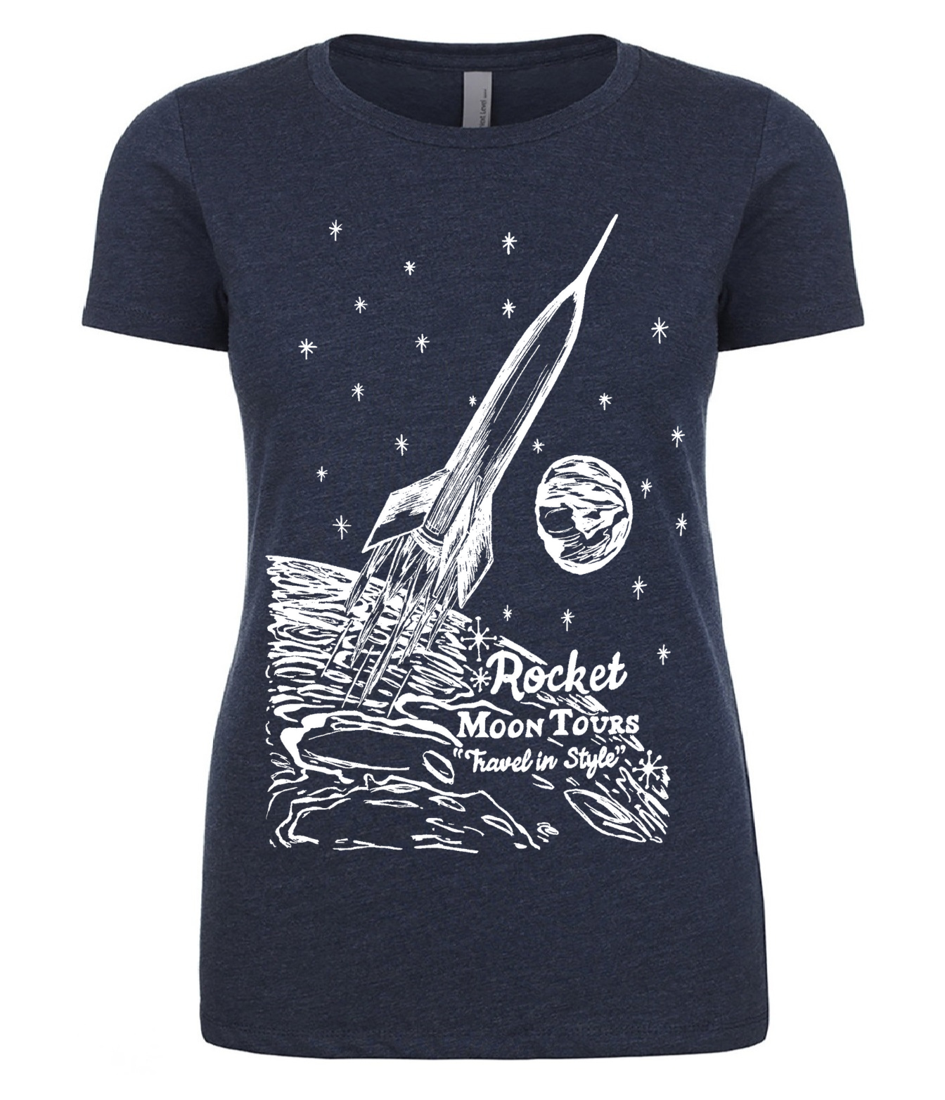 Rocket Moon Tours Ladies T Shirt