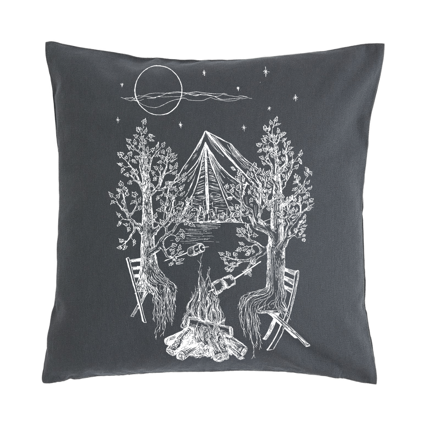 Trees Camping 20 x 20 Cushion Cover