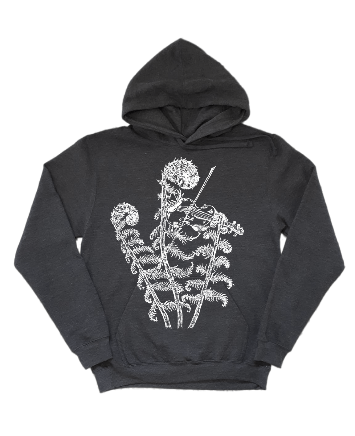 Fiddleheads Playing the Fiddle Unisex Fleece Hoodie