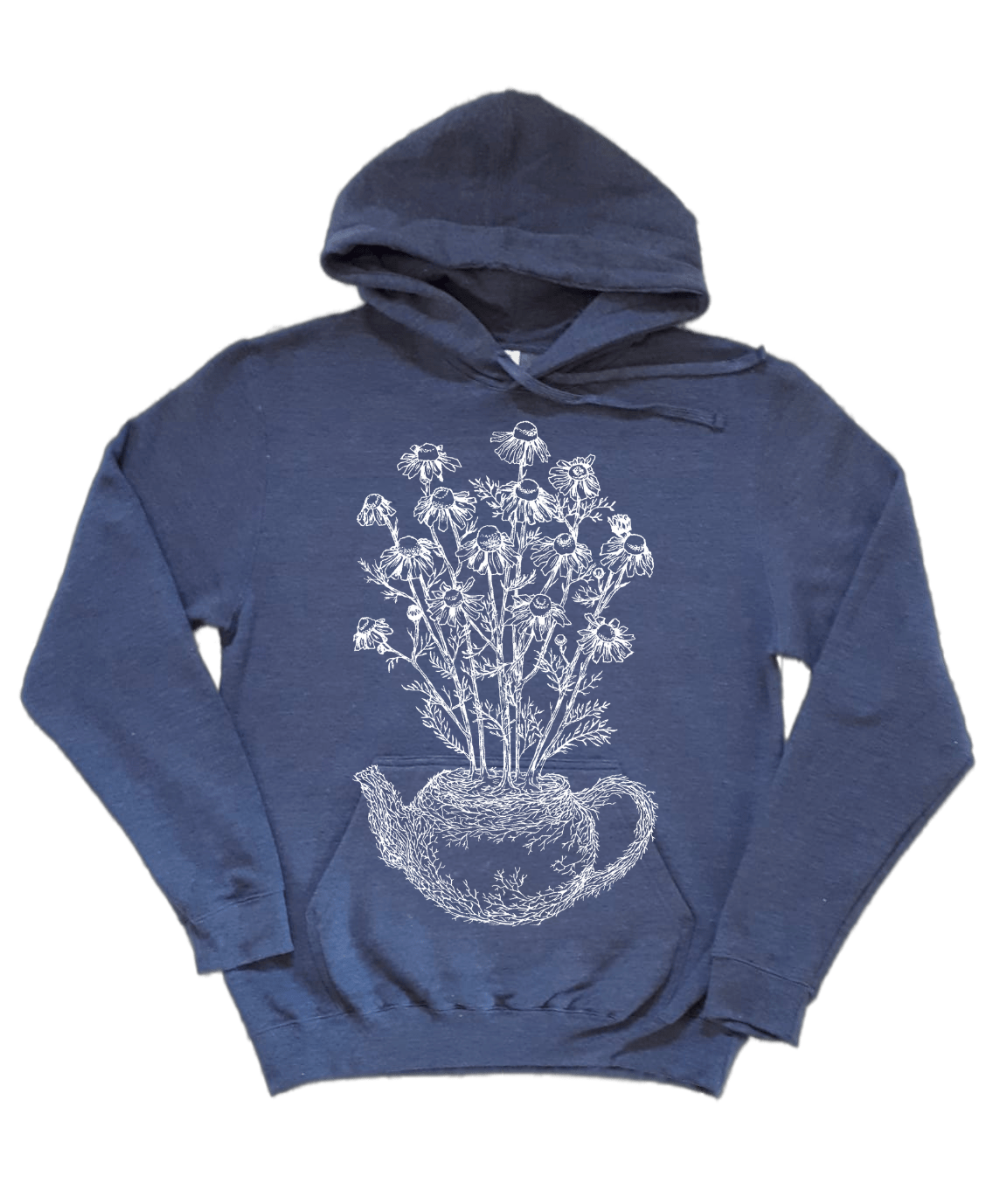 Chamomile Teapot Unisex Fleece Hoodie