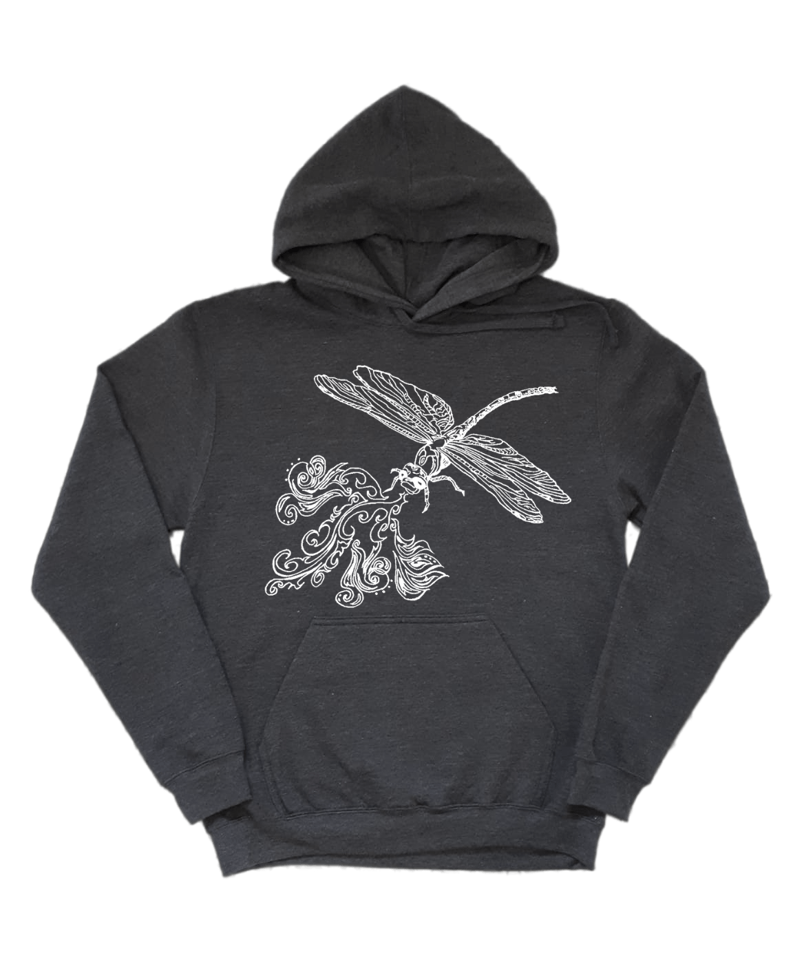 Fire Breathing Dragonfly Unisex Fleece Hoodie