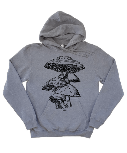 Mushrooms Unisex Fleece Hoodie