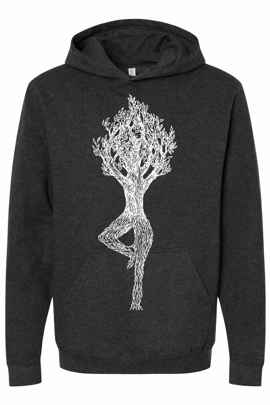 Tree Pose Yoga Unisex Fleece Hoodie