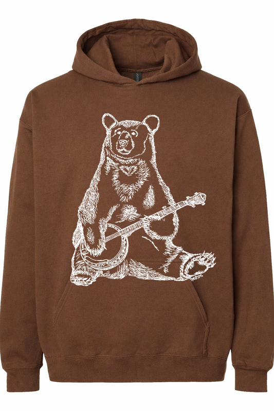Banjo Bear Unisex Fleece Hoodie