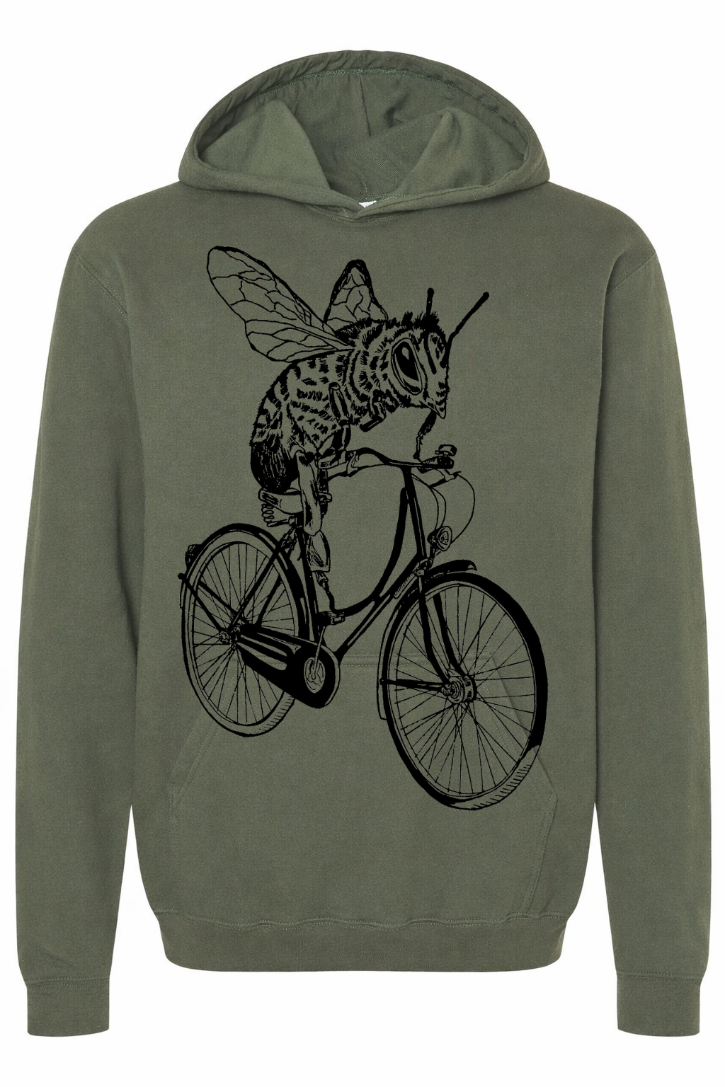 Bee-Cyclette Unisex Fleece Hoodie
