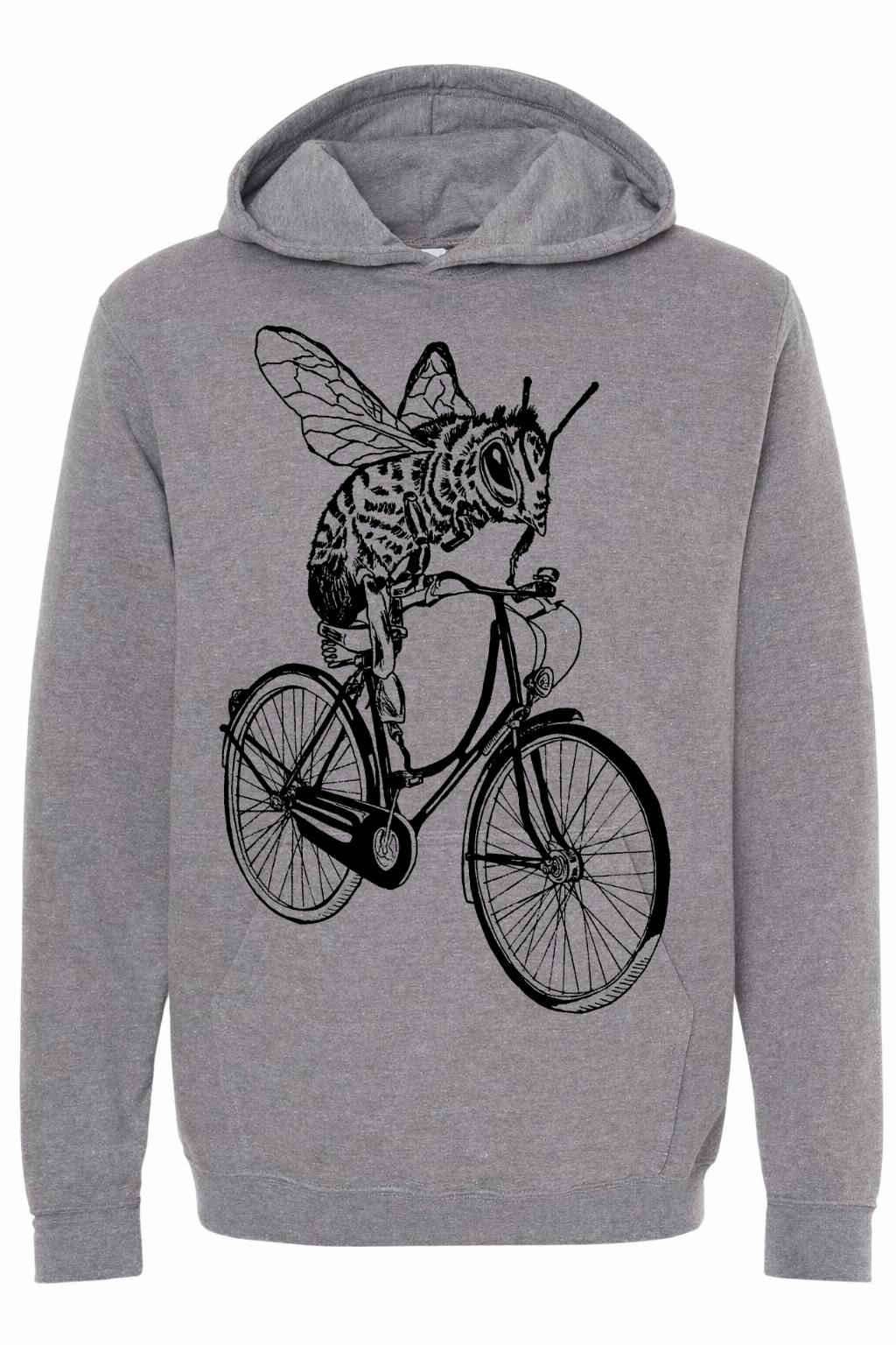 Bee-Cyclette Unisex Fleece Hoodie