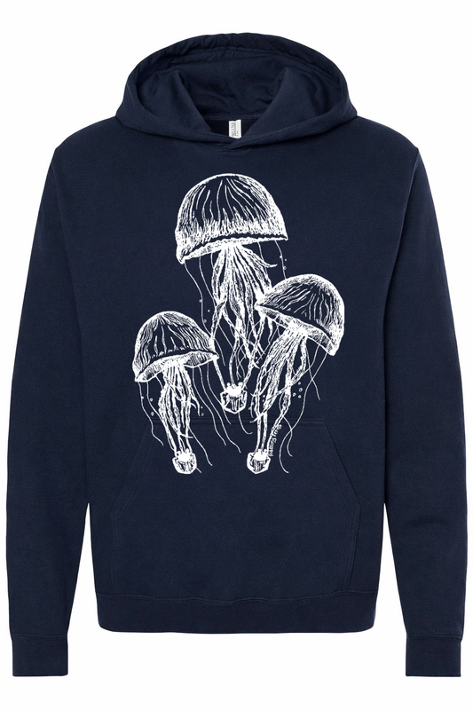 Jellyfish Hot Air Balloons Unisex Fleece Hoodie