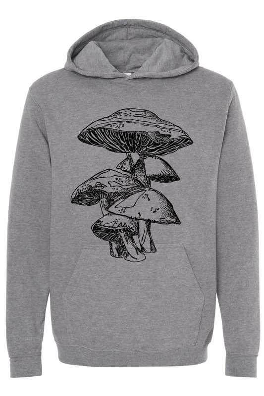 Mushrooms Unisex Fleece Hoodie