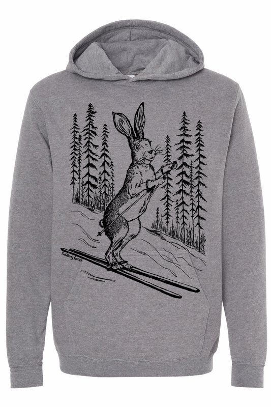 The Bunny Hill Unisex Fleece Hoodie