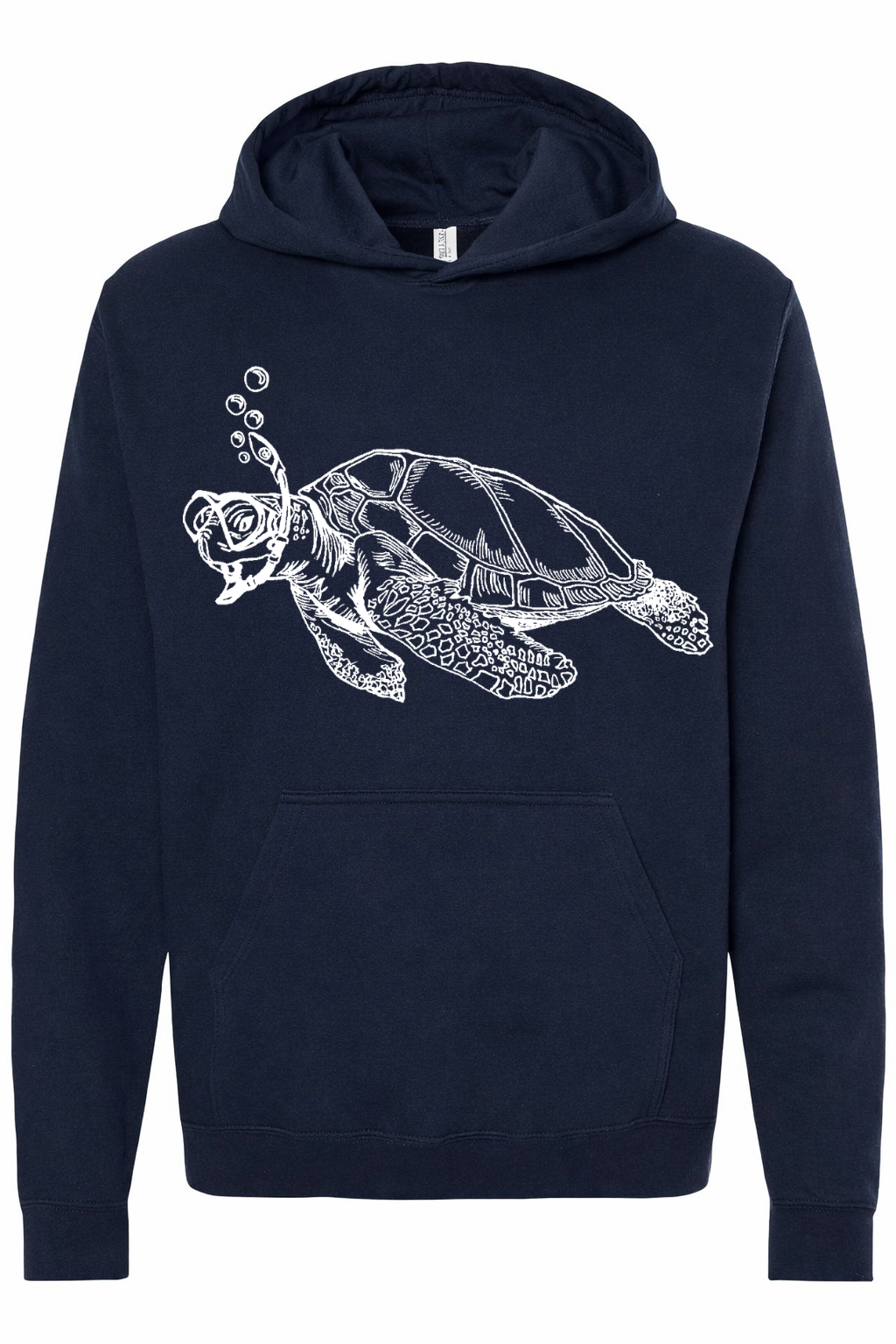 Snorkeling Sea Turtle Unisex Fleece Hoodie