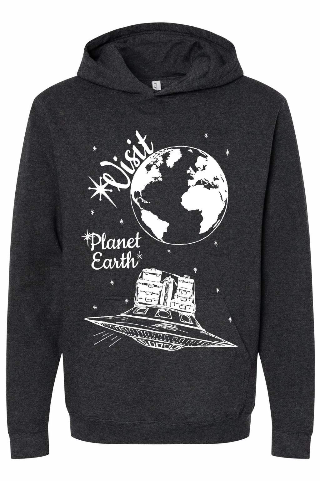 Visit Planet Earth Unisex Fleece Hoodie