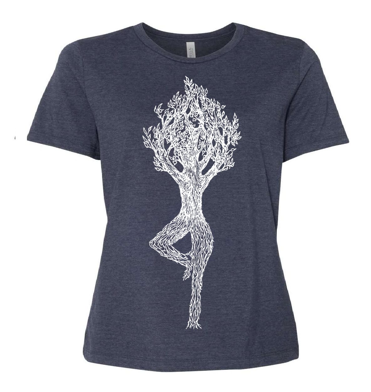 Tree Pose Loose Fit Ladies T Shirt