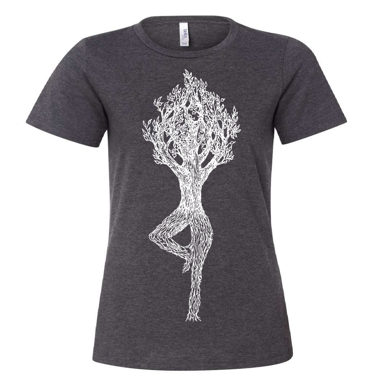 Tree Pose Loose Fit Ladies T Shirt
