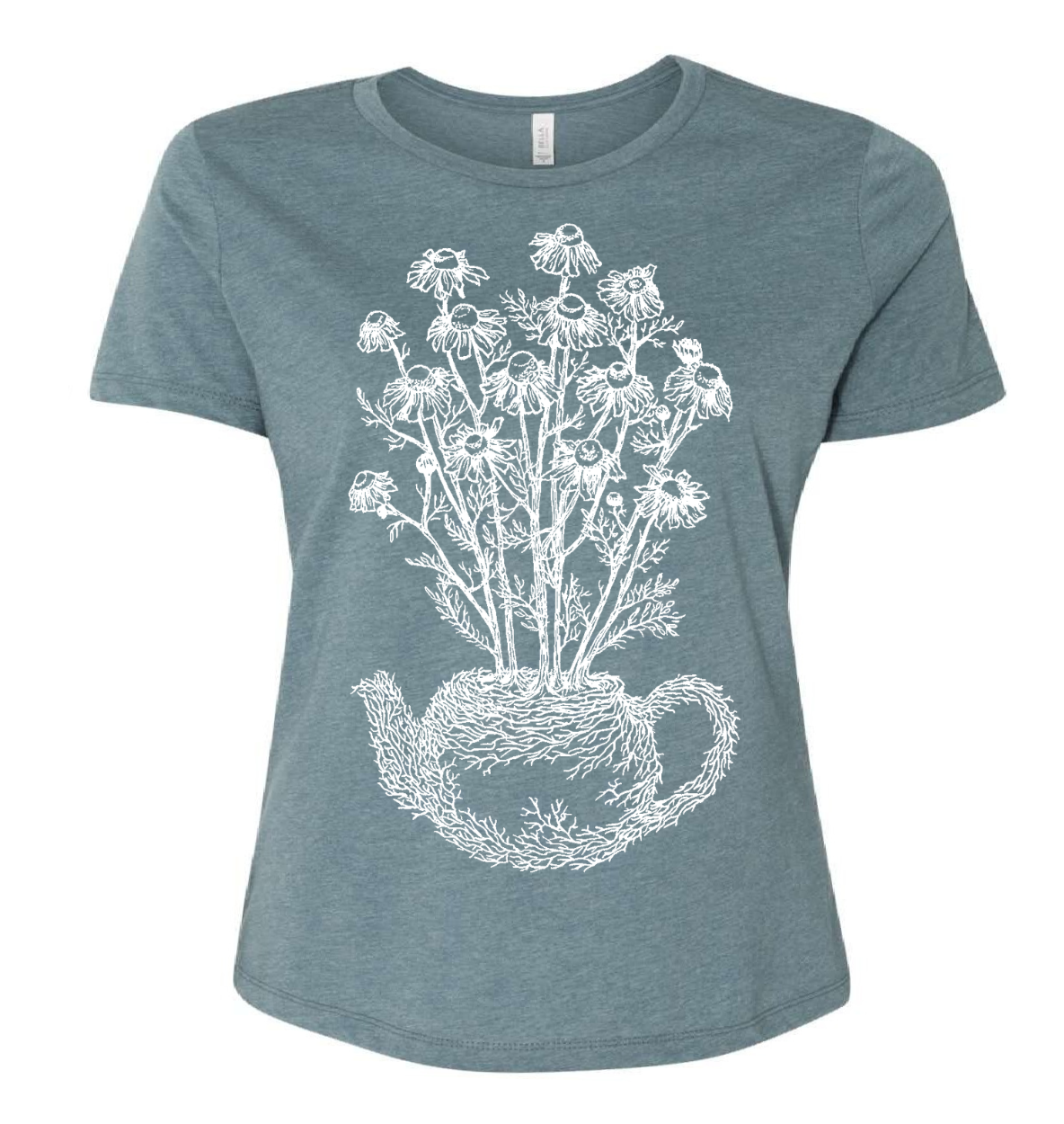 Chamomile Teapot Ladies Loose Fit T Shirt