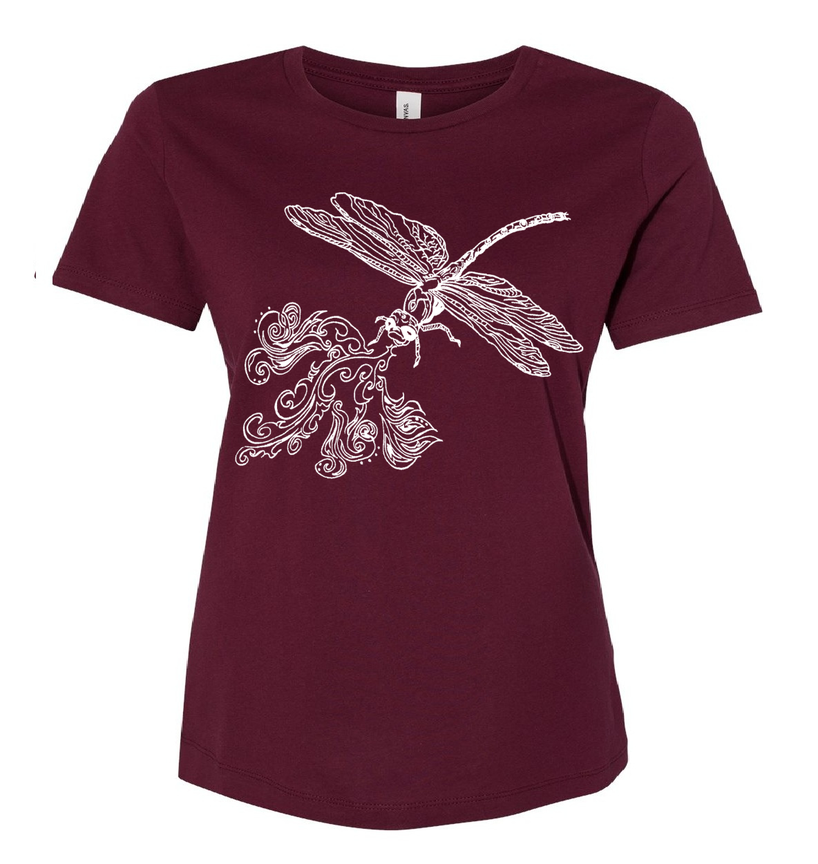 Fire Breathing Dragonfly Ladies Loose Fit T Shirt
