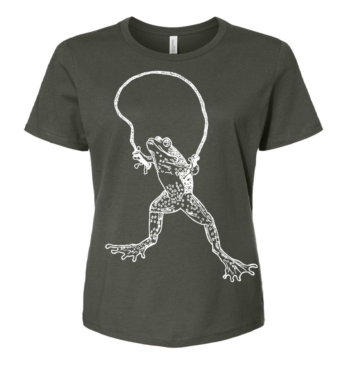 Jumping Frog Ladies Loose Fit T Shirt