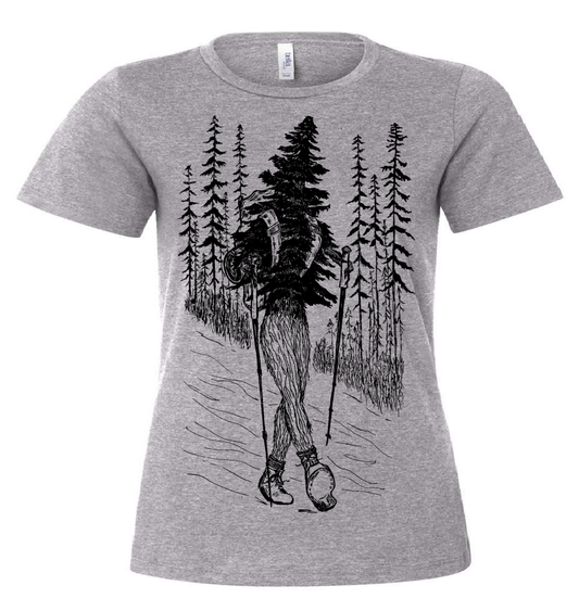 Hiking Tree Ladies Loose Fit T Shirt