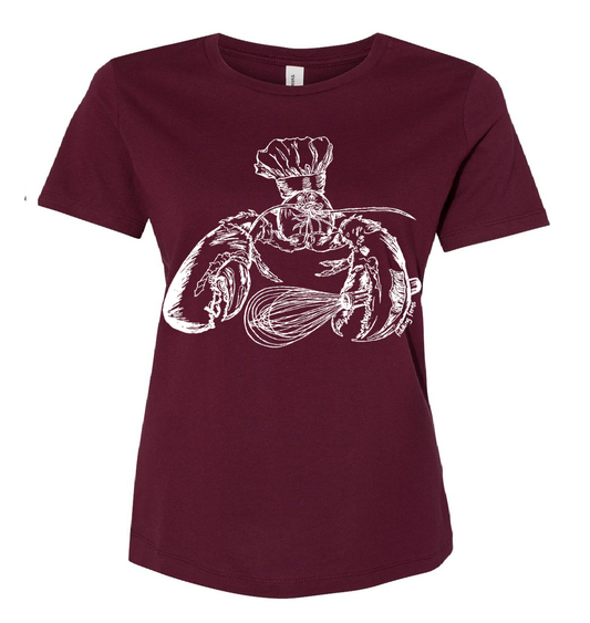 Chef Lobster Ladies Loose Fit T Shirt