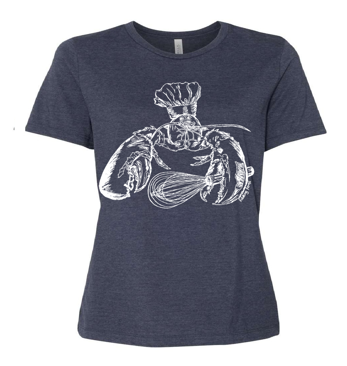 Chef Lobster Ladies Loose Fit T Shirt