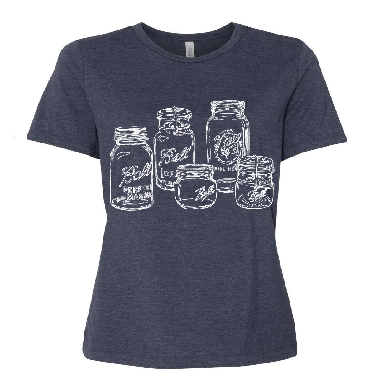 Mason Jars Ladies Loose Fit T Shirt