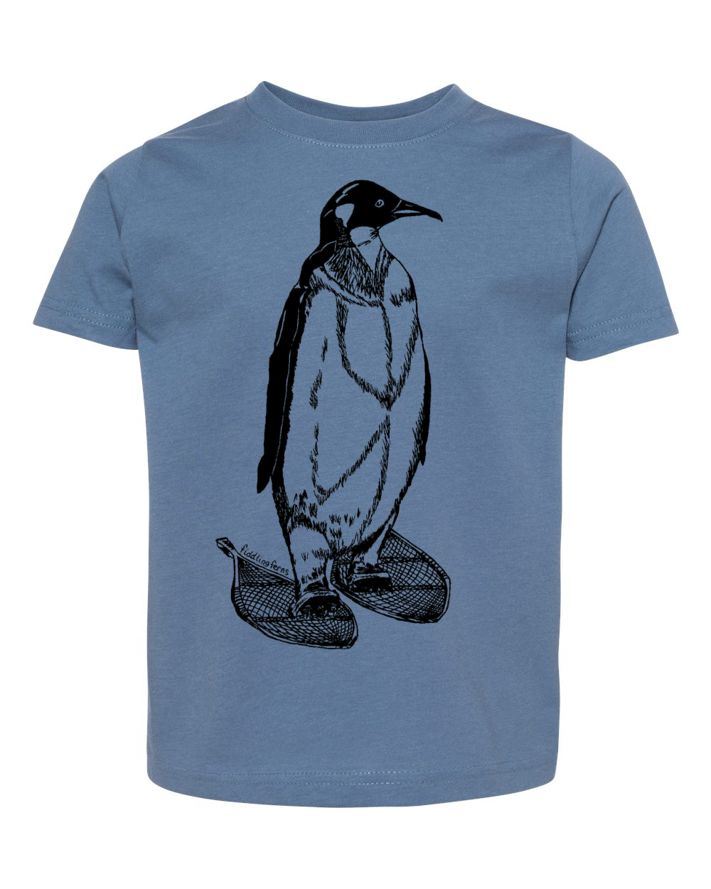Penguin on Snowshoes Toddler Tee
