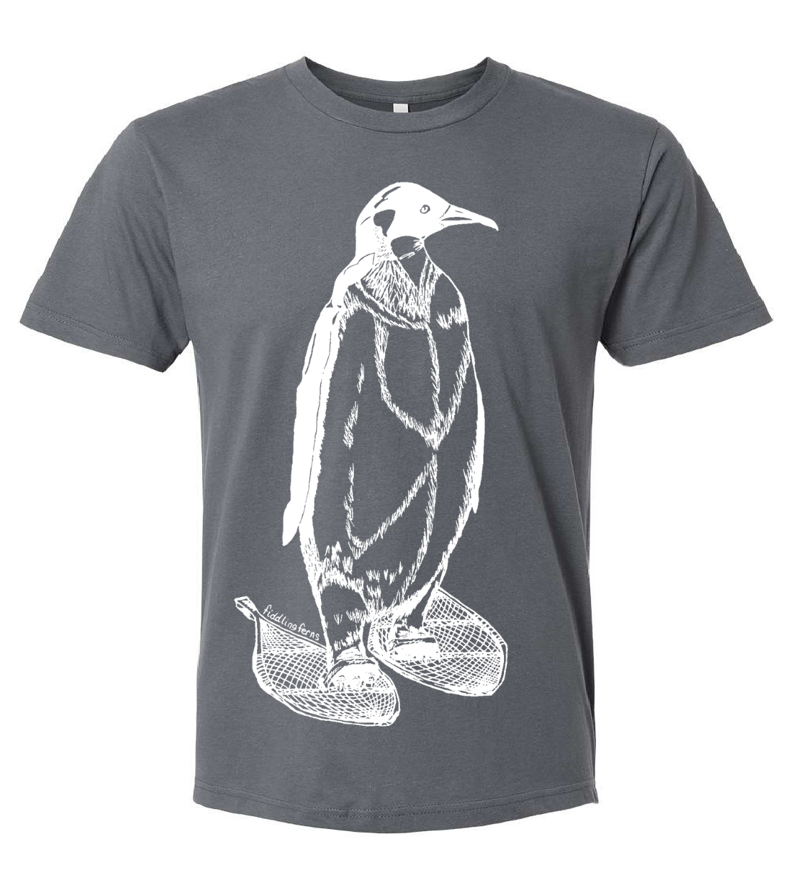Penguin on Snowshoes Unisex T Shirt