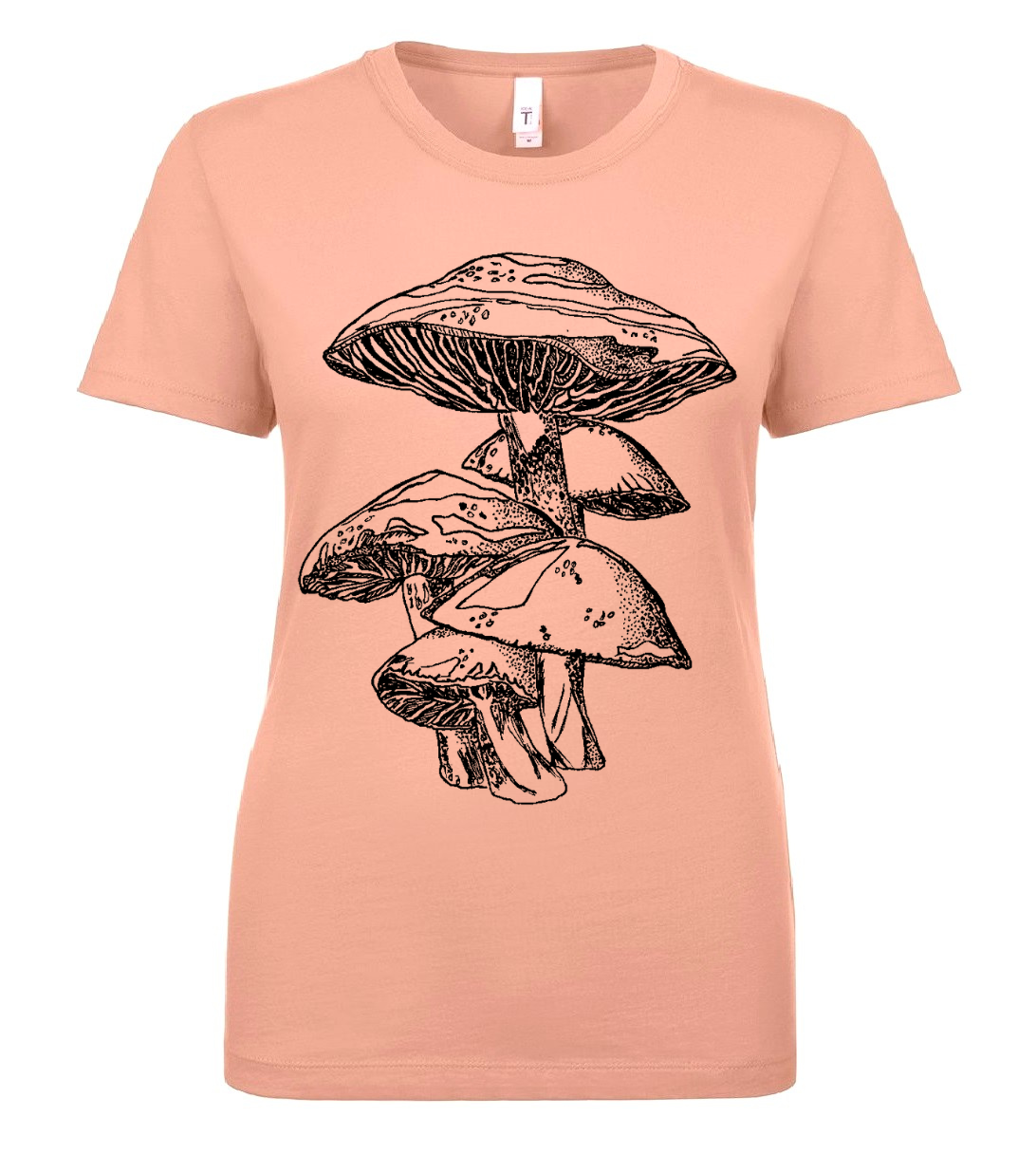 Mushrooms Ladies T Shirt