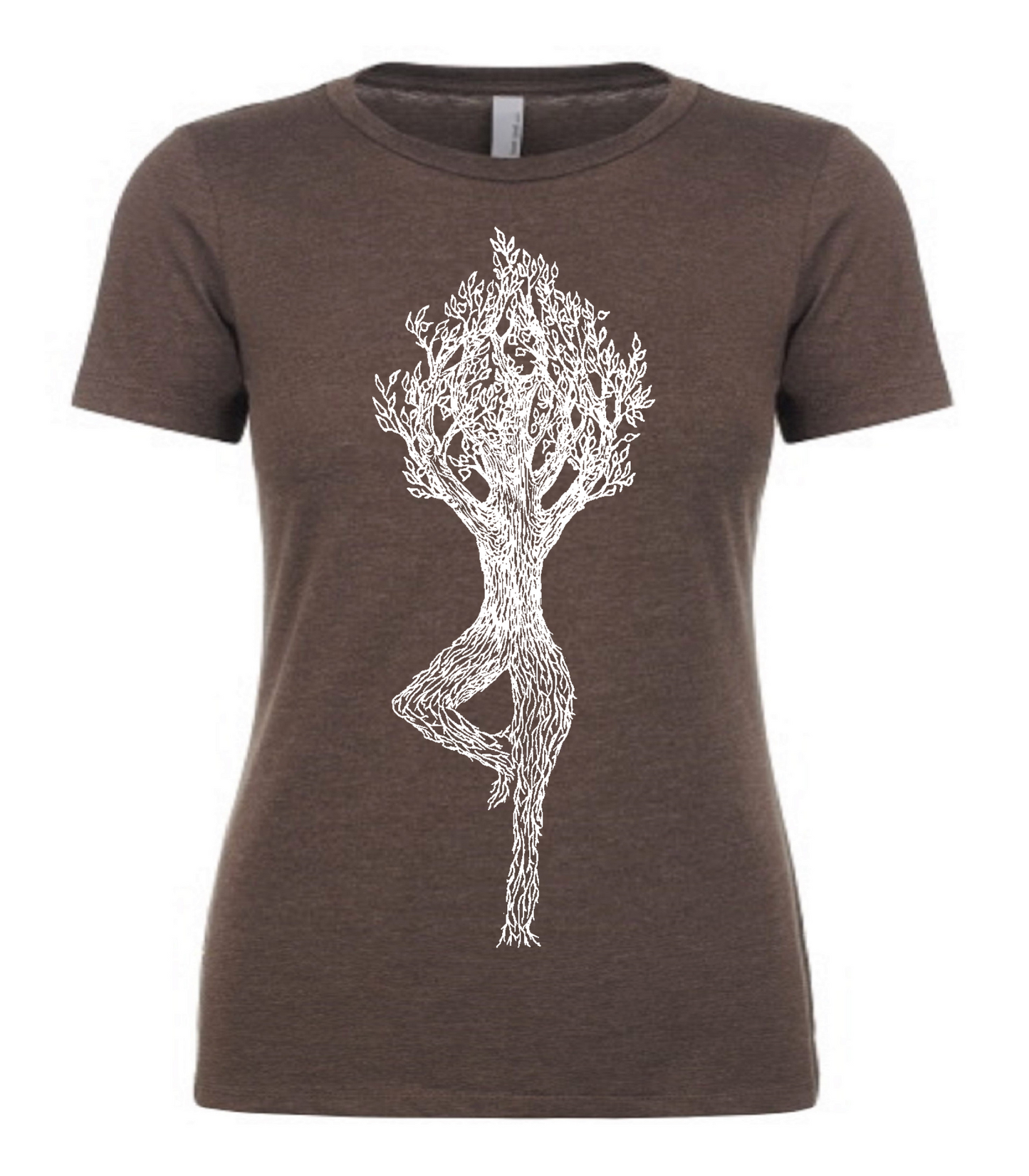 Tree Pose Ladies T Shirt