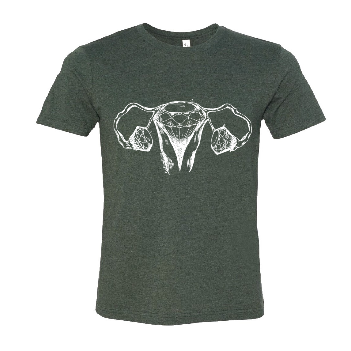 Diamond Uterus and Ovaries Unisex T Shirt