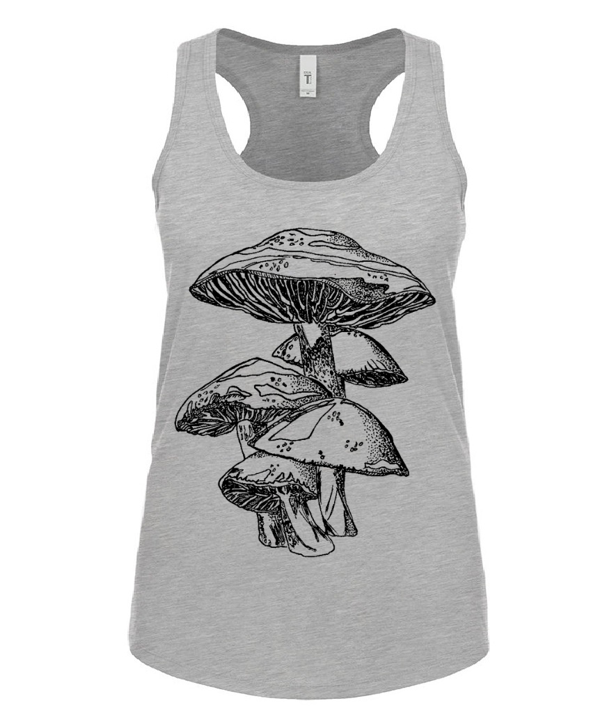 Mushrooms Ladies Tank Top