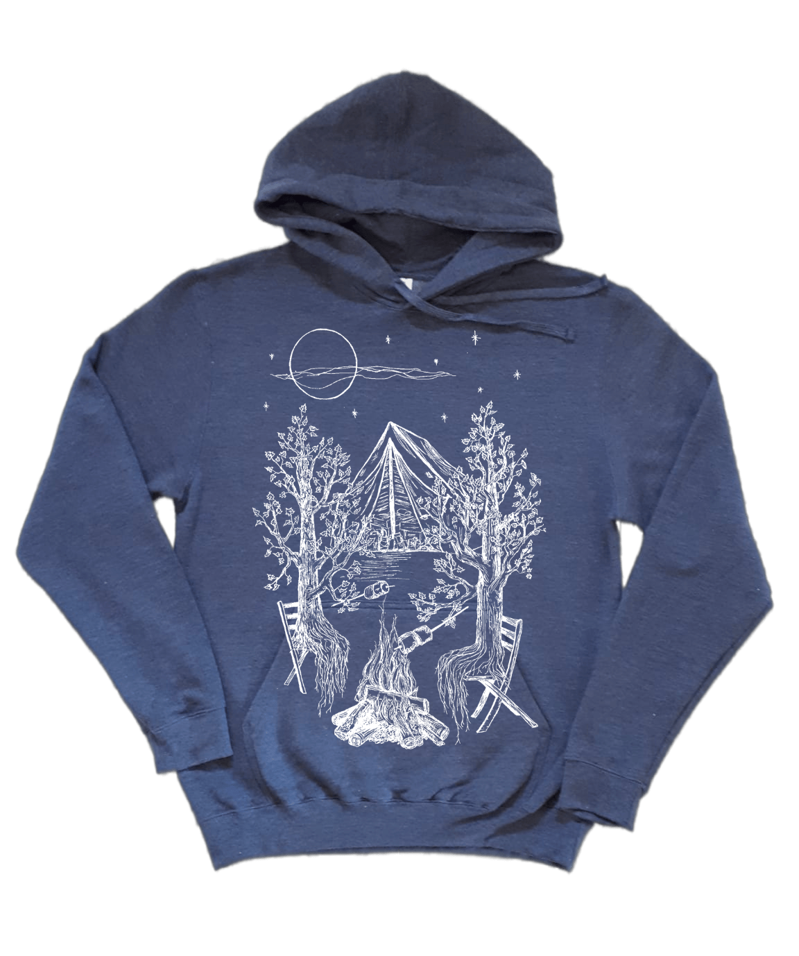 Trees Camping Unisex Fleece Hoodie