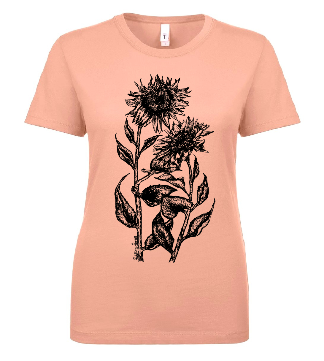 Sunflowers Ladies T Shirt
